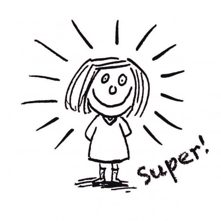 Pädagogischer Stempel - Motiv Super