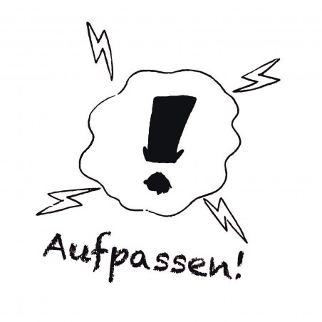 Pädagogischer Stempel - Motiv Aufpassen