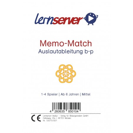 Spiel zur Auslautableitung b-p, mittel