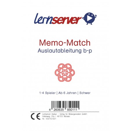 Spiel zur Auslautableitung b-p, schwer