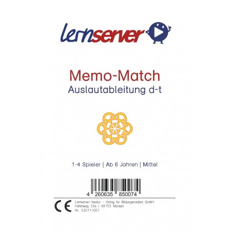 Spiel zur Auslautableitung d-t, mittel