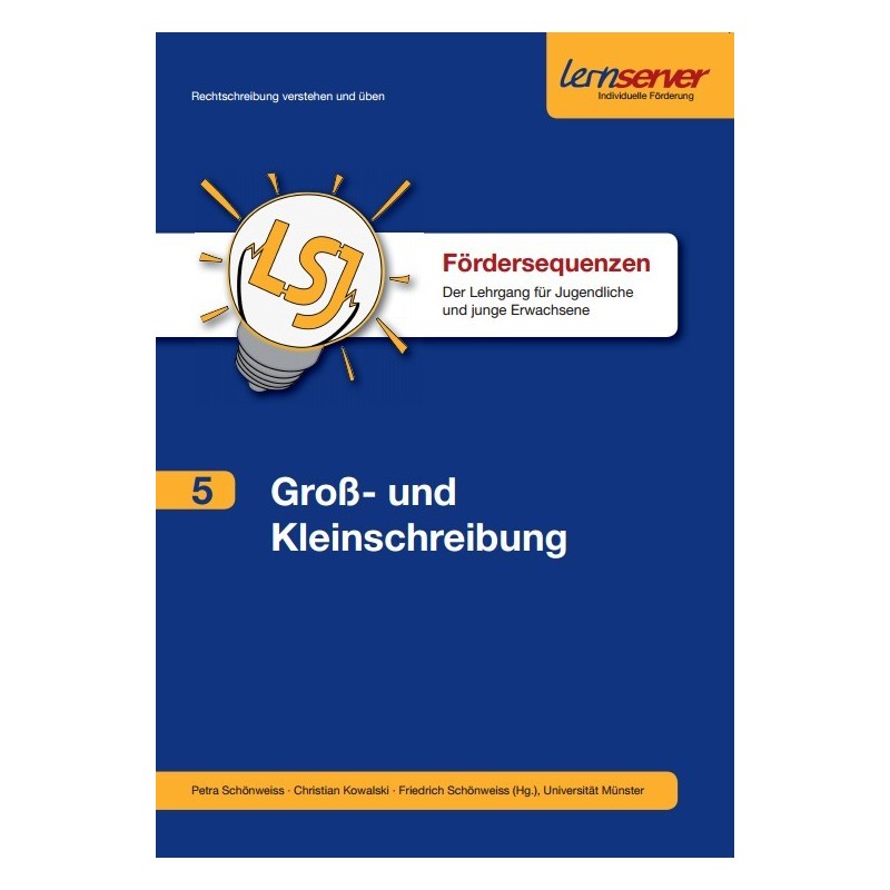 Fördersequenz 5: Groß- und Kleinschreibung - Lernserver Shop